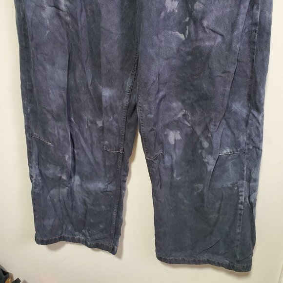 JADED LONDON Low Rise Colossus Fit Jeans Extreme Wide Leg Bleach Dye Men's 36 - Picture 6 of 15